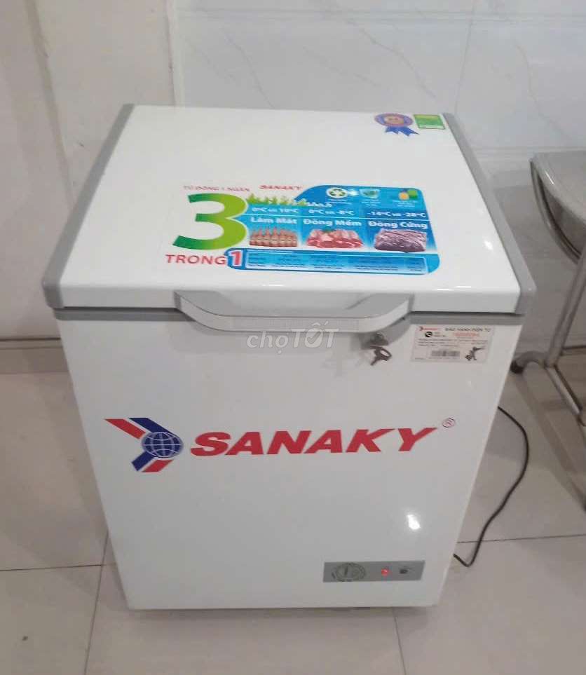 Tủ đông 100 lít Sanaky thanh lí