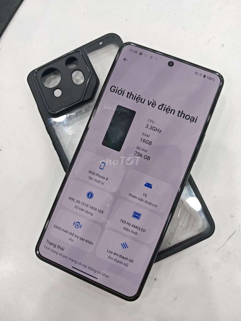 ROG Phone 8 256GB Đen. Mua bán Điện thoại tại Thành phố Tân An Long An được đăng bởi Ronaldo hình 1