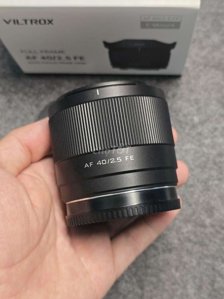 Ống kính Viltrox 40F2.5 FE E-Mount Đen. Mua bán Máy ảnh, Máy quay tại Quận Cầu Giấy Hà Nội được đăng bởi Nguyễn Sơn Tùng hình 1