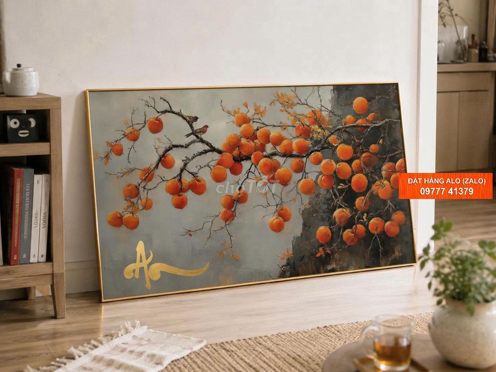Tranh treo tường Cây hồng. Mua bán Đồ sưu tầm, đồ cổ tại Quận Bắc Từ Liêm Hà Nội được đăng bởi Xưởng Tranh Đẹp hình 1