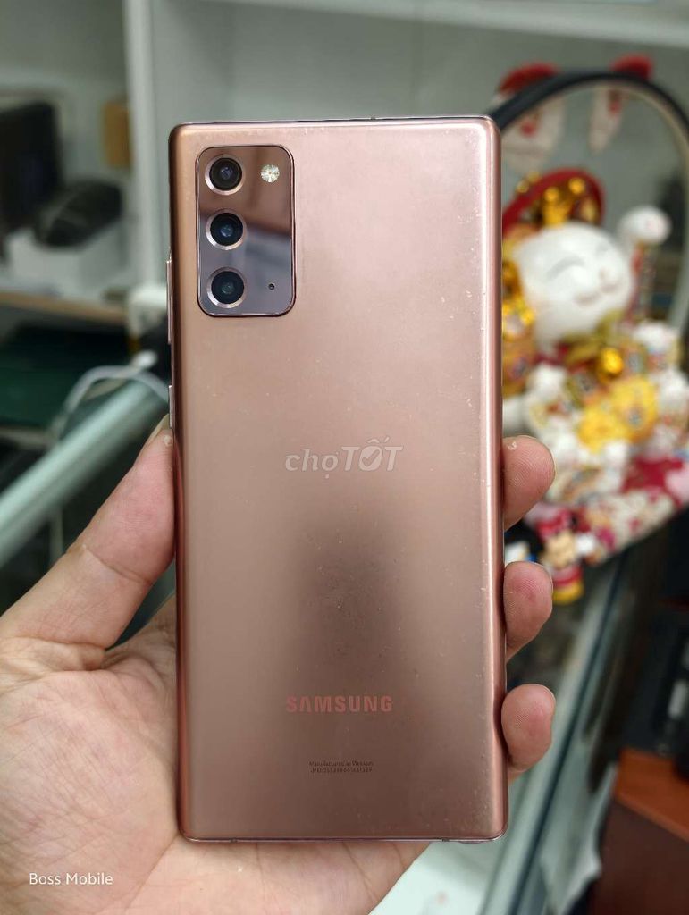 Samsung Note 20 5G mỹ chip snap màn đẹp ko ám ố. Mua bán Điện thoại tại Quận Hai Bà Trưng Hà Nội được đăng bởi Boss Mobile hình 1