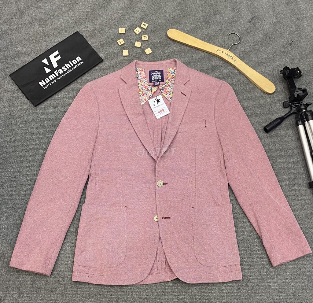 Blazer nam hai lớp cao cấp xuất khẩu