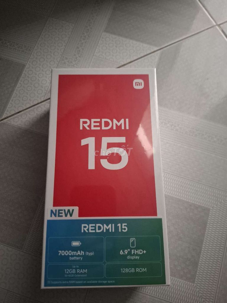 Xiaomi Redmi 15 128GB. Mua bán Điện thoại tại Thành phố Thuận An Bình Dương được đăng bởi Vinh hình 1