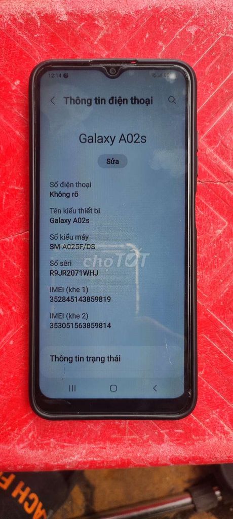 Bán samsung A 02s ram 4gb 64gb zin tất cả nhé