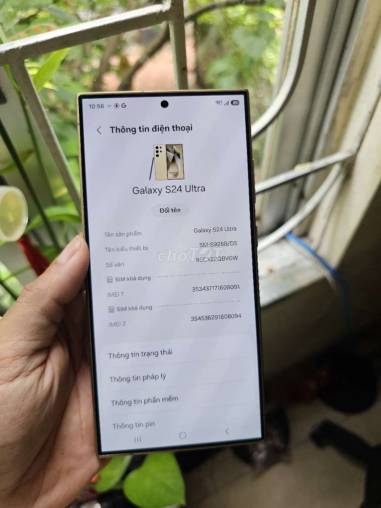 Samsung S24 Ultra VN 256GB Vàng 99%. Mua bán Điện thoại tại Quận Hà Đông Hà Nội được đăng bởi minh nguyễn hình 1