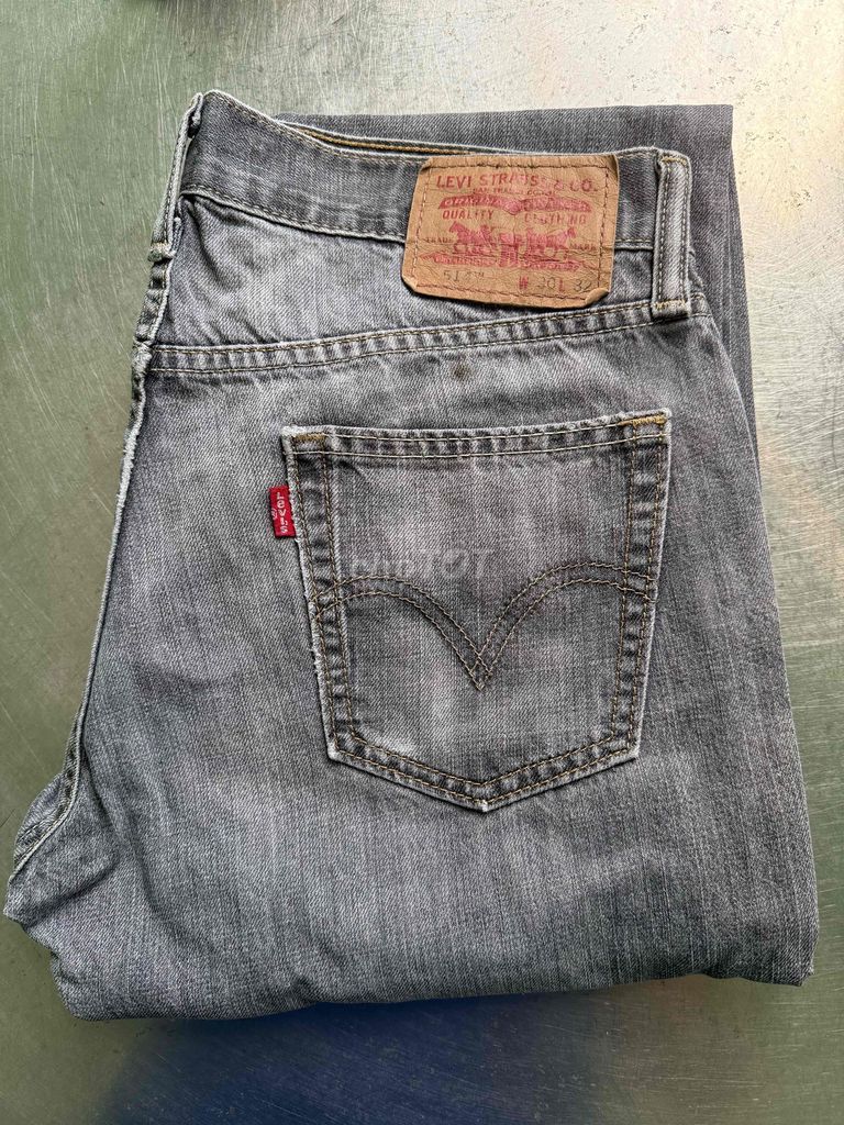 Quần jean Levis 514 Nam Xám size 30. Mua bán Quần áo tại Huyện Châu Thành Kiên Giang được đăng bởi Người Dùng hình 1