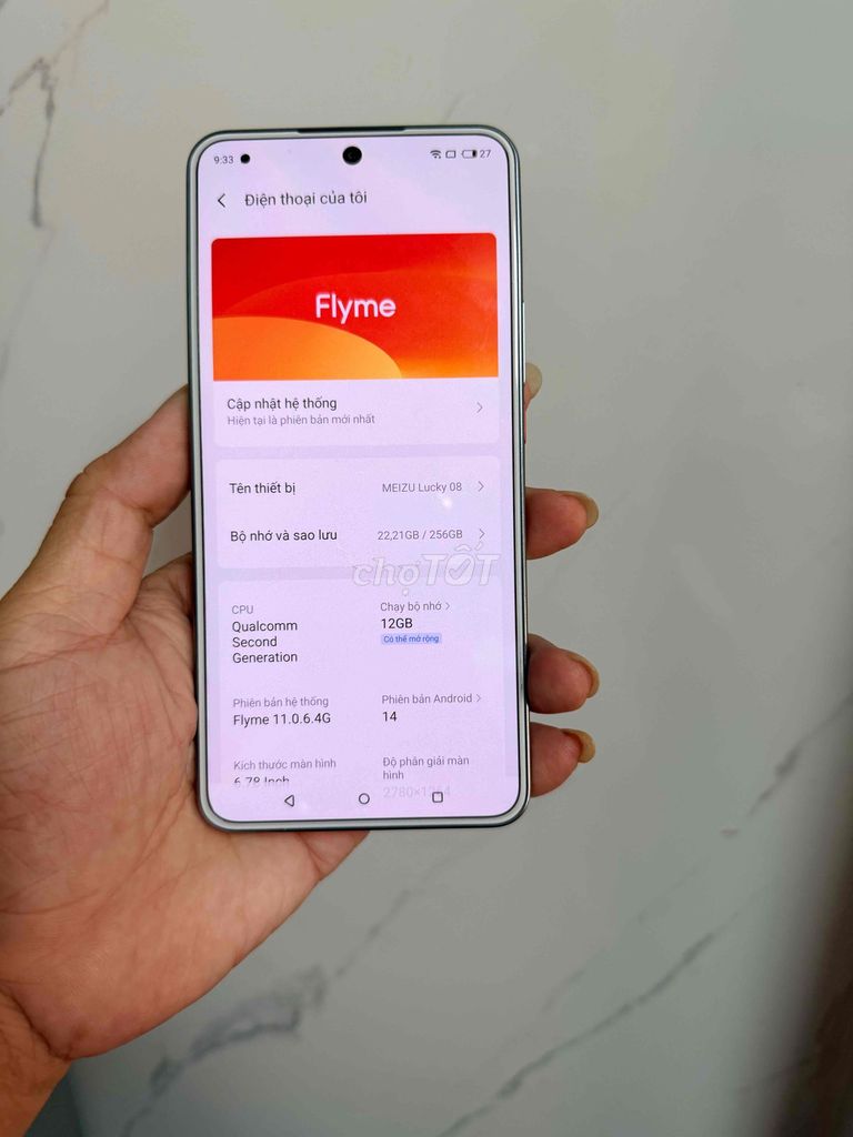 Meizu Lucky 08 256GB Trắng 99% nguyen zin. Mua bán Điện thoại tại Quận 6 Tp Hồ Chí Minh được đăng bởi Ryan Huynh hình 1