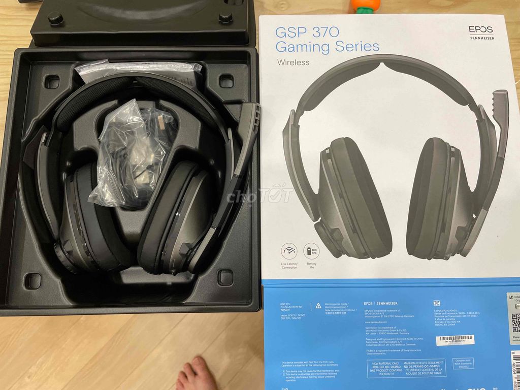 Tai nghe EPOS GSP 370 Wireless Xám, Mới chưa dùng. Mua bán Tivi, Âm thanh tại Quận Đống Đa Hà Nội được đăng bởi Dương Anh hình 1