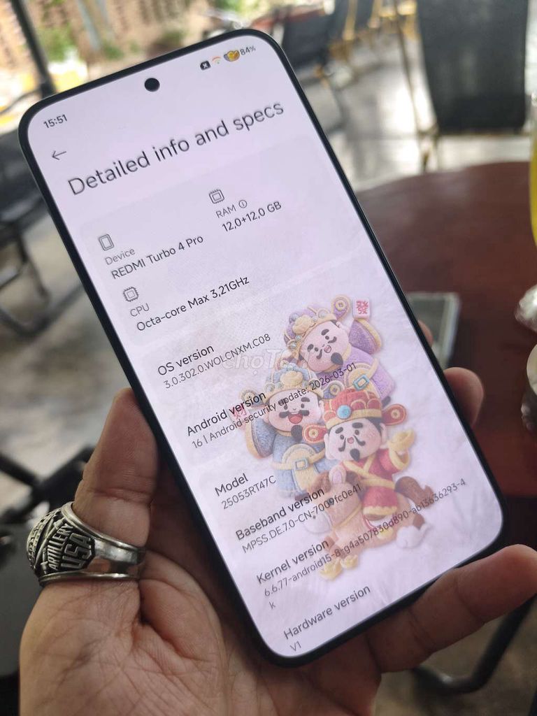 Xiaomi Redmi Turbo 4 Pro 256GB fullbox. Mua bán Điện thoại tại Thành phố Thủ Đức Tp Hồ Chí Minh được đăng bởi LuckyNK hình 1