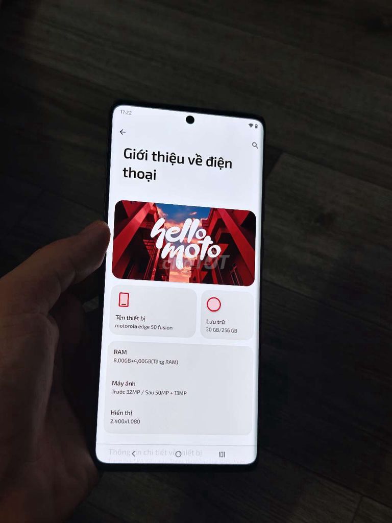 Motorola Edge 50 Fusion 8GB/256GB Xanh. Mua bán Điện thoại tại Quận Hoàng Mai Hà Nội được đăng bởi Phạm phương hình 1