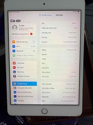 ipad mini 4 4g 64gb full. Mua bán Máy tính bảng tại Quận Tân Phú Tp Hồ Chí Minh được đăng bởi mỡ apple