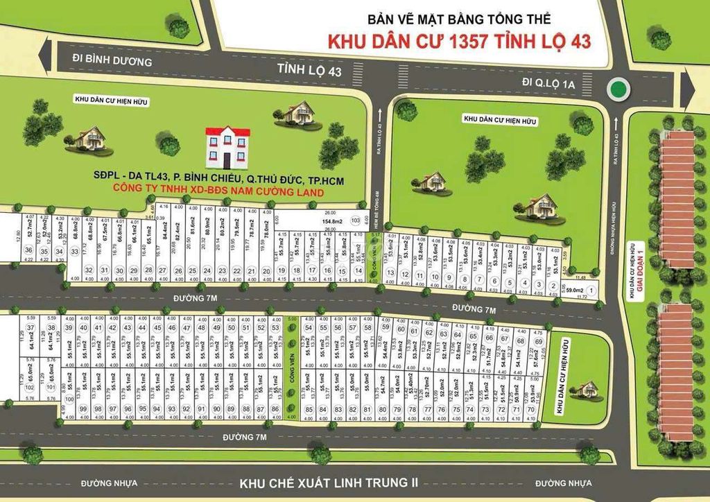 Bán lô đất xây tự do khu dân cư 1357 tỉnh lộ 43 - 4x14m đẹp- 3.4tỷ