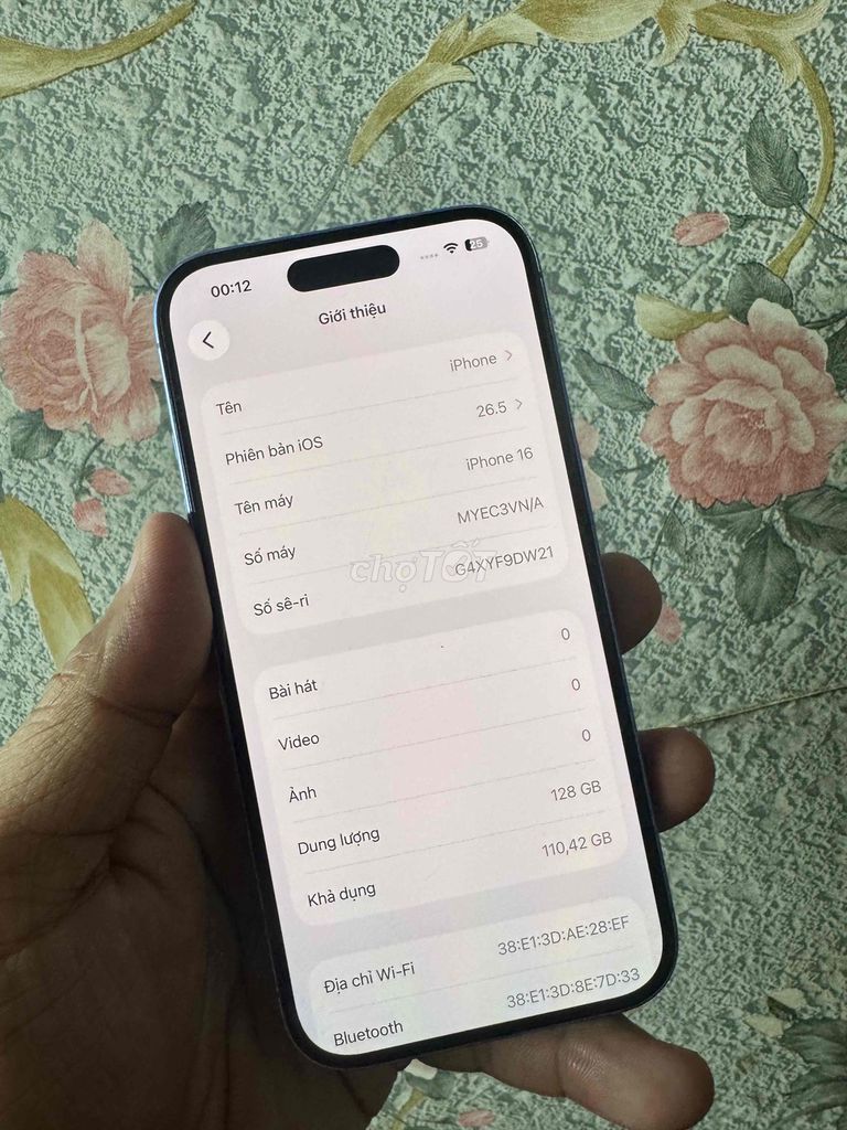 Apple iPhone 16 128GB Xanh 100% pin. Mua bán Điện thoại tại Thành phố Dĩ An Bình Dương được đăng bởi nguyễn phương hình 1