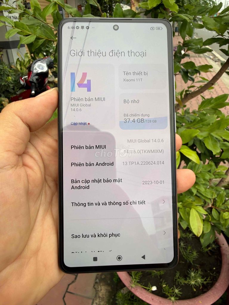Xiaomi 11T 128GB Trắng. Mua bán Điện thoại tại Quận Bình Tân Tp Hồ Chí Minh được đăng bởi Tuan anh hình 1