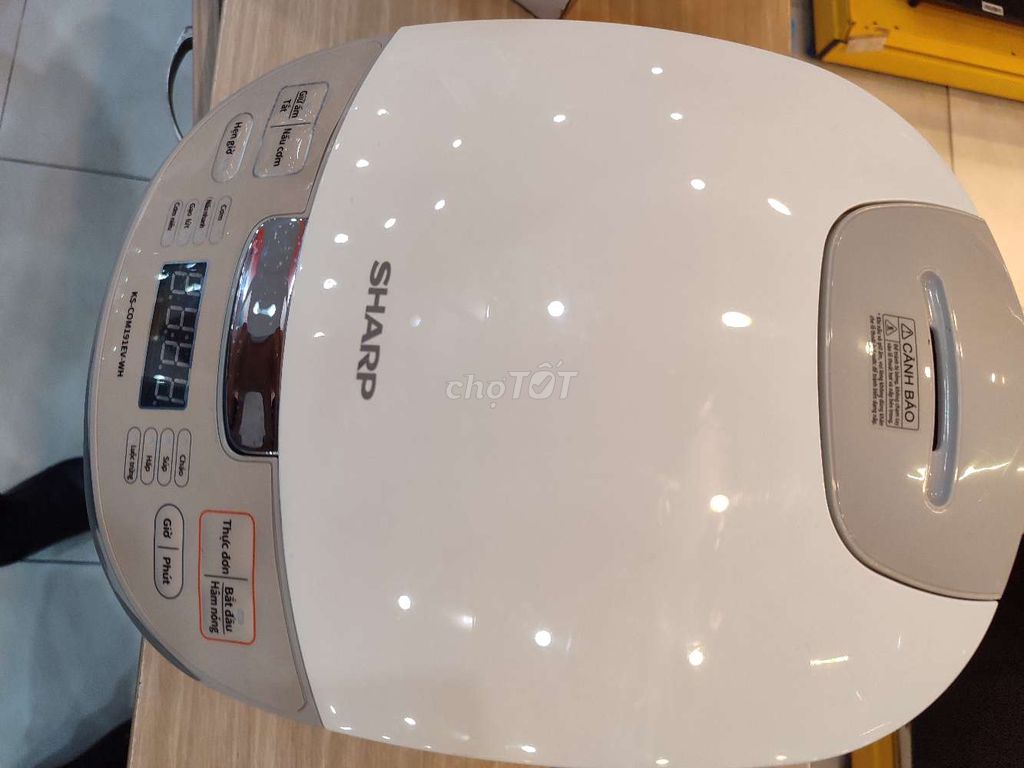 Nồi cơm điện tử Sharp KS-COM191EV-WH 1.8L