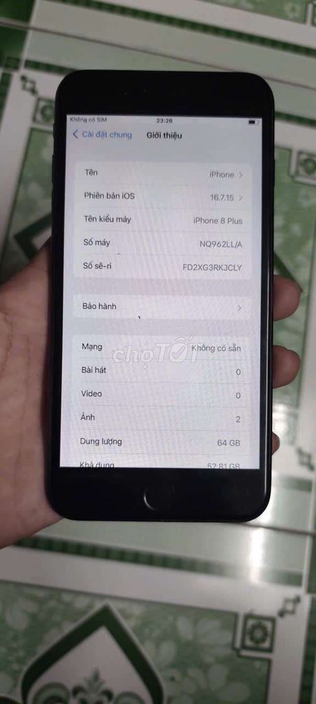 iPhone 8 Plus 64GB . Mua bán Điện thoại tại Thành phố Dĩ An Bình Dương được đăng bởi Điện thoại giá tốt hình 1
