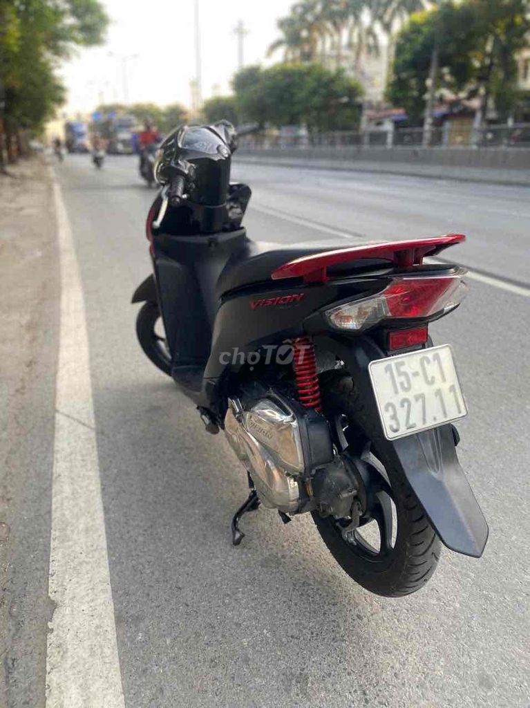 Honda Vision Đen sần chính chủ đời cao zin đẹp. Mua bán Xe máy tại Quận Hồng Bàng Hải Phòng được đăng bởi Ly  hình 4