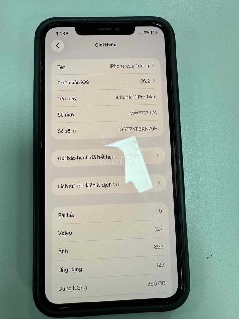 Apple iPhone 11 Pro Max 256GB Xám. Mua bán Điện thoại tại Huyện An Dương Hải Phòng được đăng bởi Tường hình 1