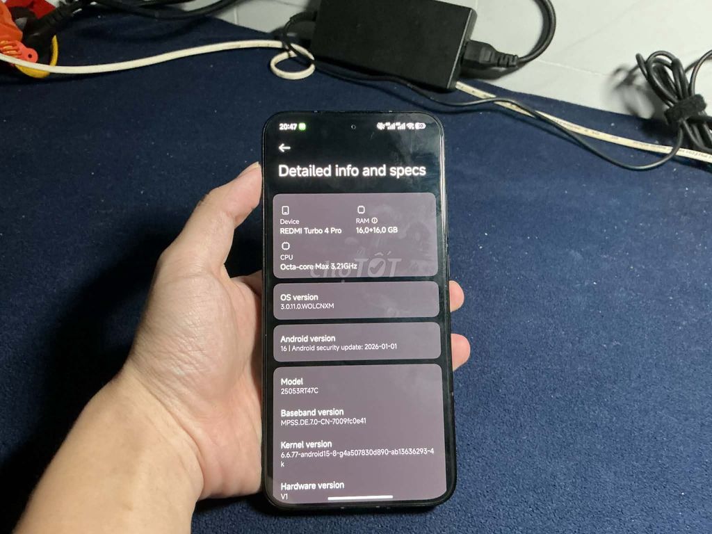 Xiaomi Redmi Turbo 4 Pro 256GB Đen. Mua bán Điện thoại tại Thành phố Thủ Đức Tp Hồ Chí Minh được đăng bởi Do Hoai Bao hình 1