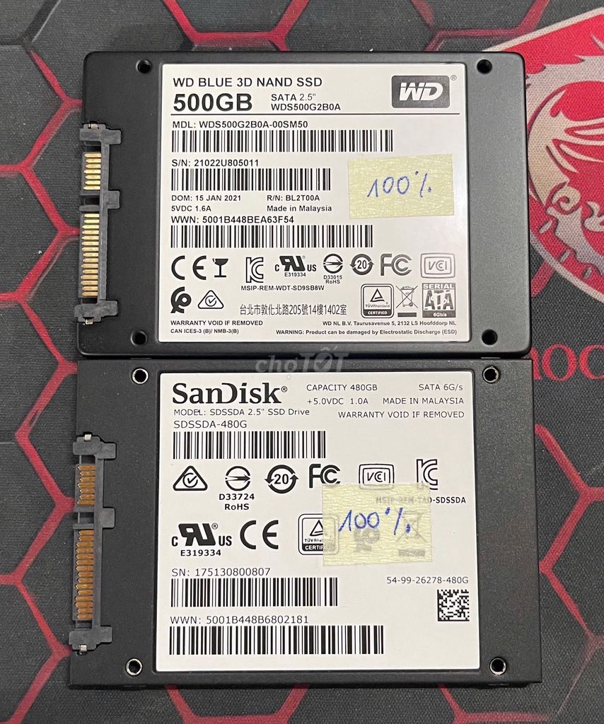 Ổ cứng SSD WD 500GB Mới 100%. Mua bán Linh kiện (RAM, Card...) tại Quận 1 Tp Hồ Chí Minh được đăng bởi Hội Đồ Điện Tử hình 1
