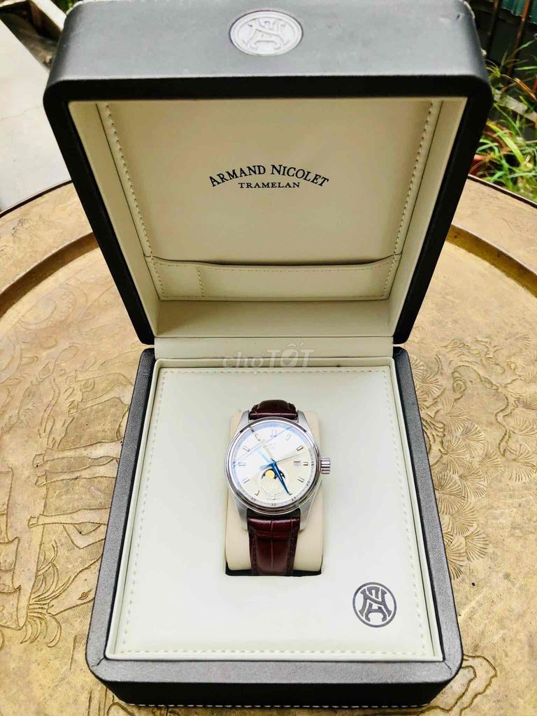 ARMAND NICOLET MH2 Moonphase Automatic A640L-AG-P8