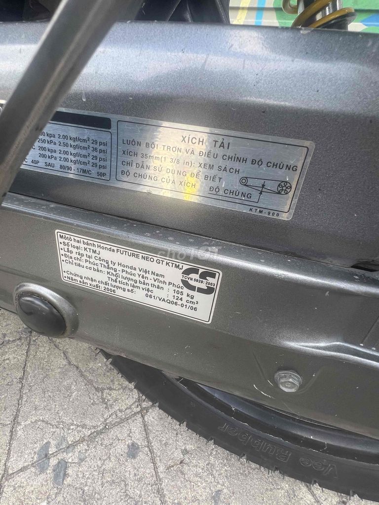 Funeo GT2006 sườn xám. Mua bán Xe máy tại Quận 12 Tp Hồ Chí Minh được đăng bởi Văn Dan hình 4