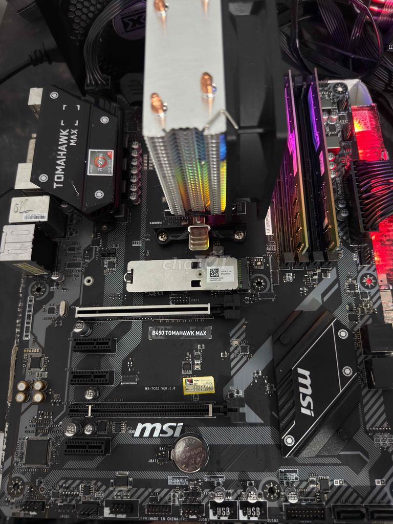 MSI B450 Tomahawk Max Đen. Mua bán Linh kiện (RAM, Card...) tại Quận Hà Đông Hà Nội được đăng bởi Vũ Vũ hình 1