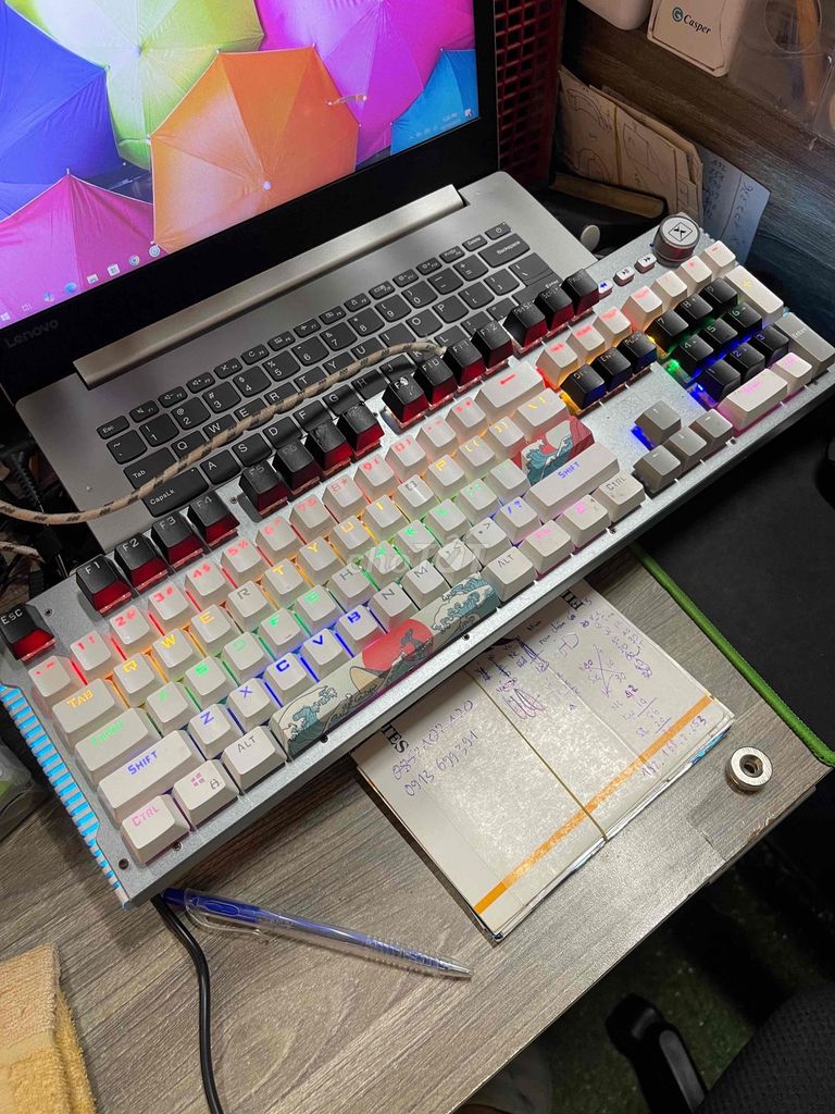 Bàn Phím Cơ Xingmen K968, Có Núm Vặn, LED Rainbow,. Mua bán Phụ kiện (Màn hình, Chuột...) tại Thị xã Giá Rai Bạc Liêu được đăng bởi Nguyễn Thái hình 1