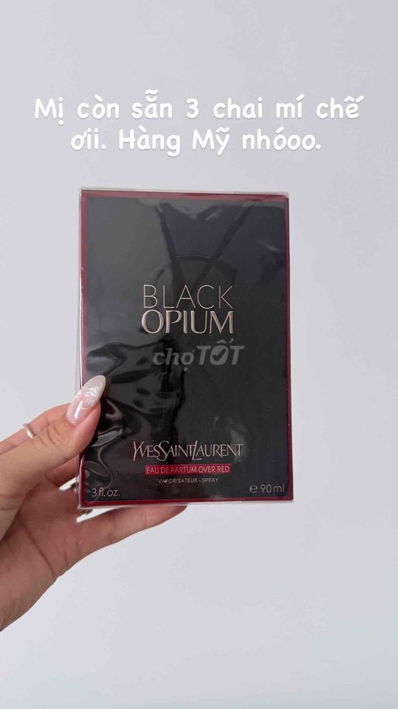 Nước hoa Yves Saint Laurent Black Opium Nữ 90ml. Mua bán Nước hoa tại Quận 6 Tp Hồ Chí Minh được đăng bởi Phong hình 1