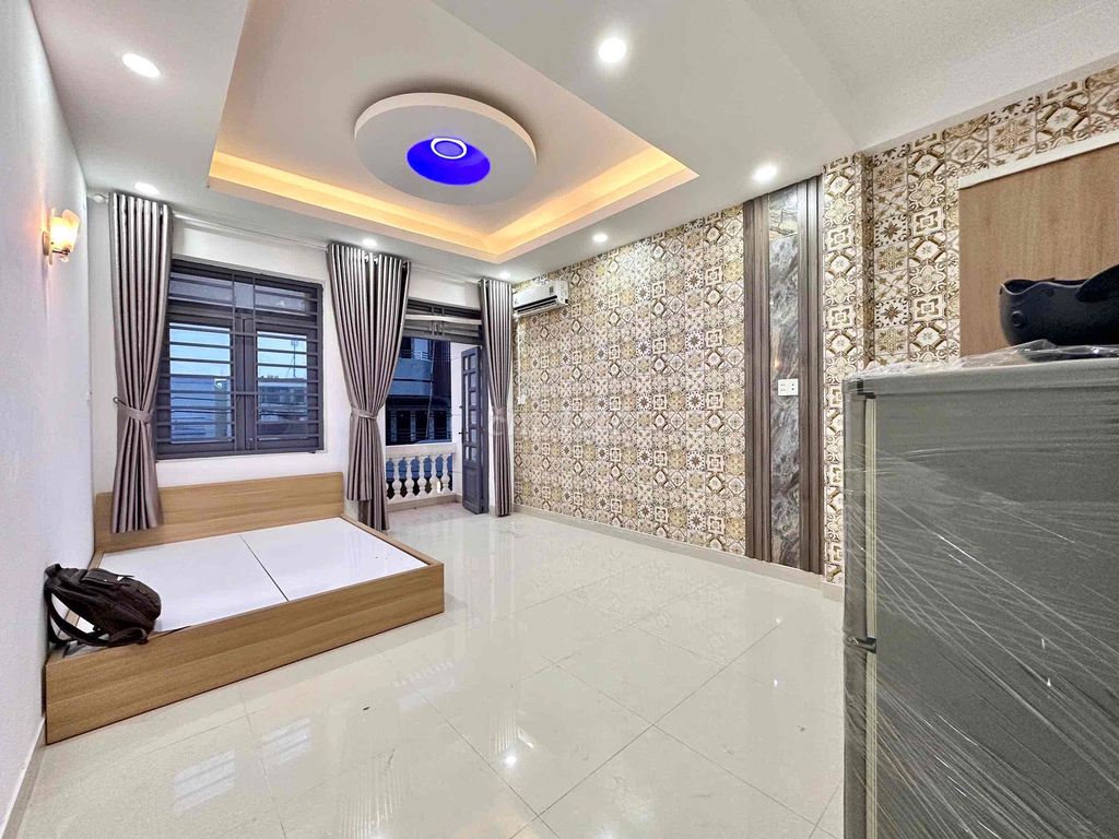 CHO THUÊ CĂN HỘ 35m2 FULL NỘI THẤT BANCOL TẠI THỐNG NHẤT P16 GÒ VẤP