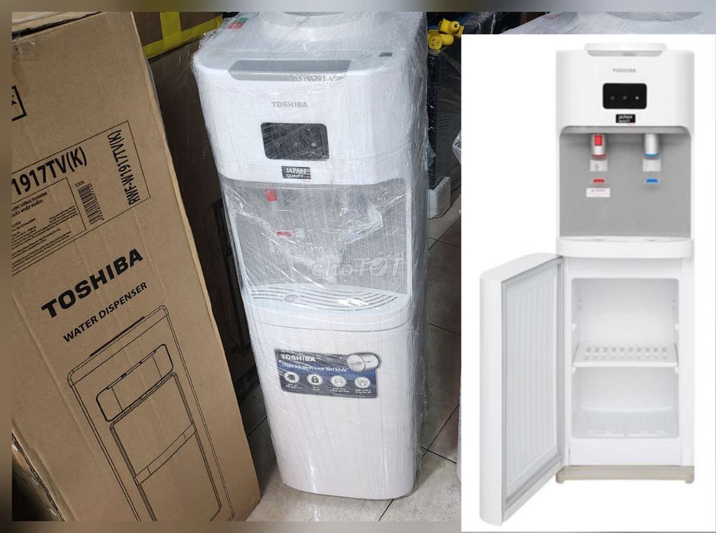 Cây nước nóng lạnh TOSHIBA 670W ,block ga lạnh.Mới