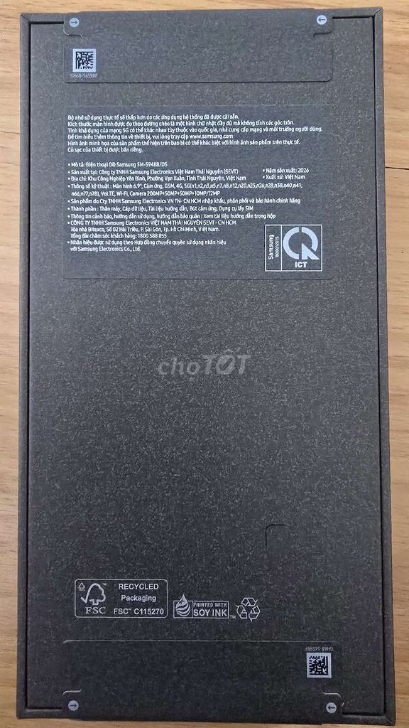 Samsung S26 Ultra 256GB Đen. Mua bán Điện thoại tại Quận Hoàng Mai Hà Nội được đăng bởi Huy hình 1