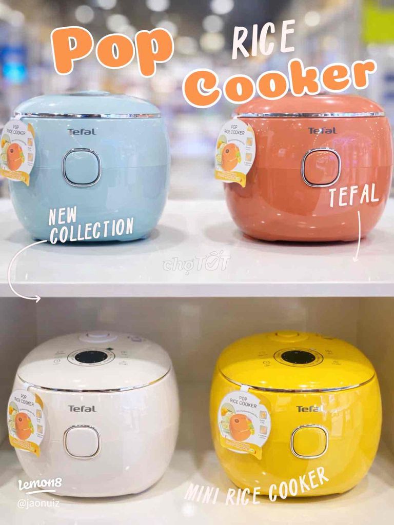 NỒI CƠM ĐIỆN TEFAL MIMI POP. Mua bán Bếp, lò, đồ điện nhà bếp tại Quận 7 Tp Hồ Chí Minh được đăng bởi Binz Shop hình 1