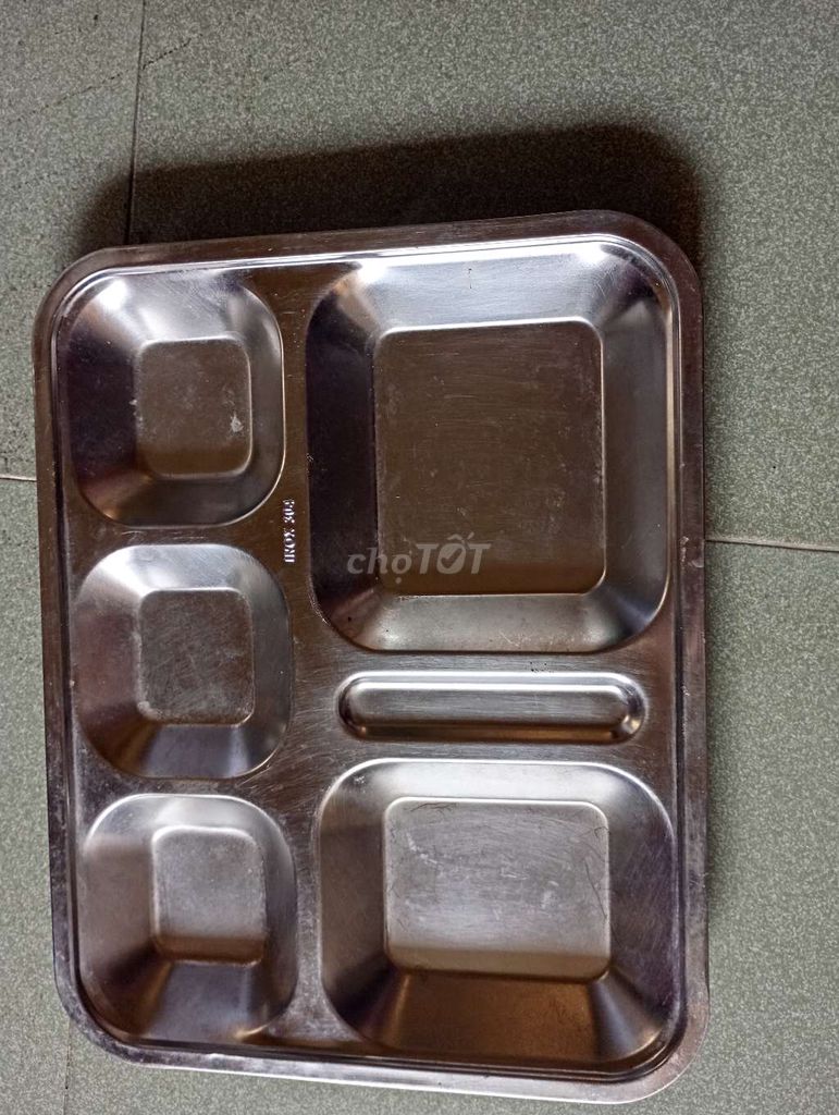 Khay cơm Inox 304 Bạc mới 100%. Mua bán Dụng cụ nhà bếp tại Thành phố Thủ Dầu Một Bình Dương được đăng bởi An Quỳnh  hình 1