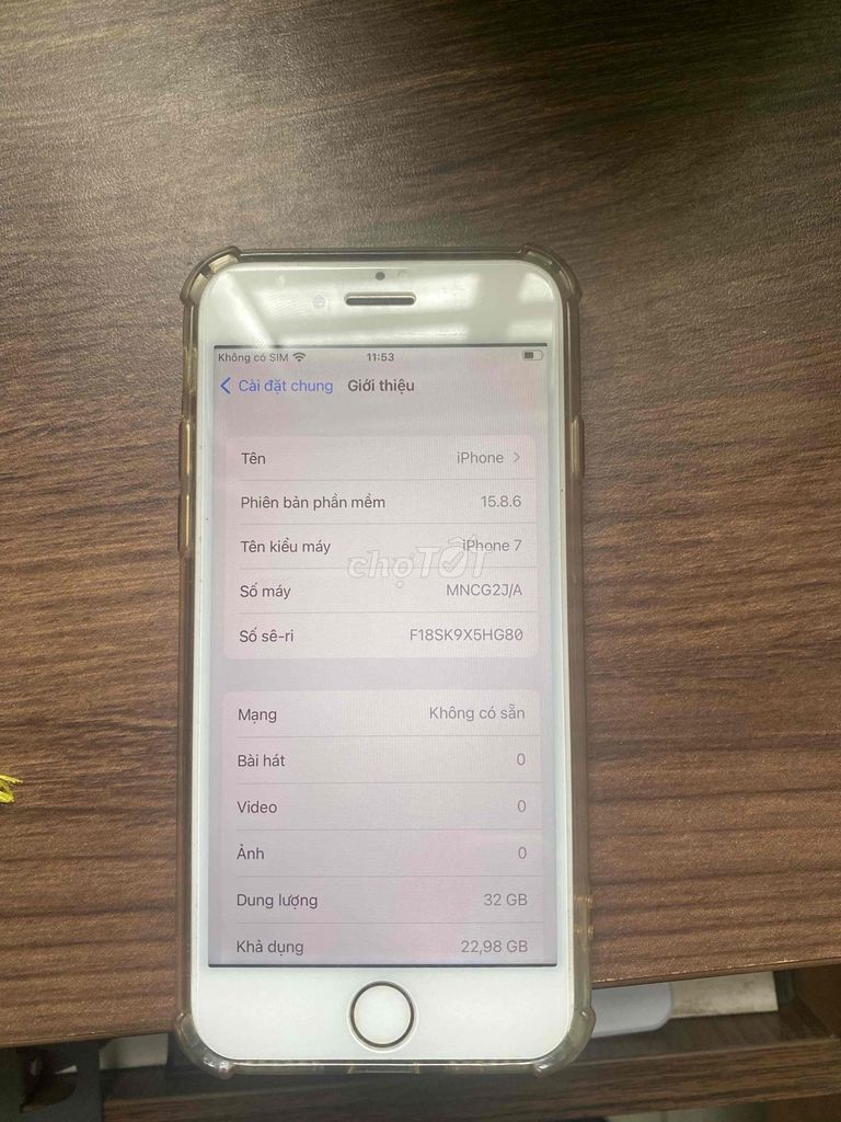 Apple iPhone 7 32GB Vàng Lock. Mua bán Điện thoại tại Thành phố Thủ Đức Tp Hồ Chí Minh được đăng bởi Hữu Ngọc hình 1