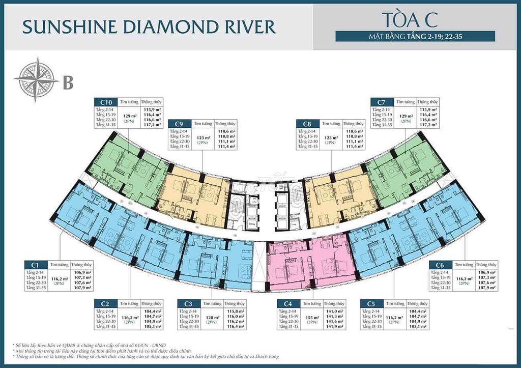 Cho thuê căn hộ cao cấp Sunshine Diamond River