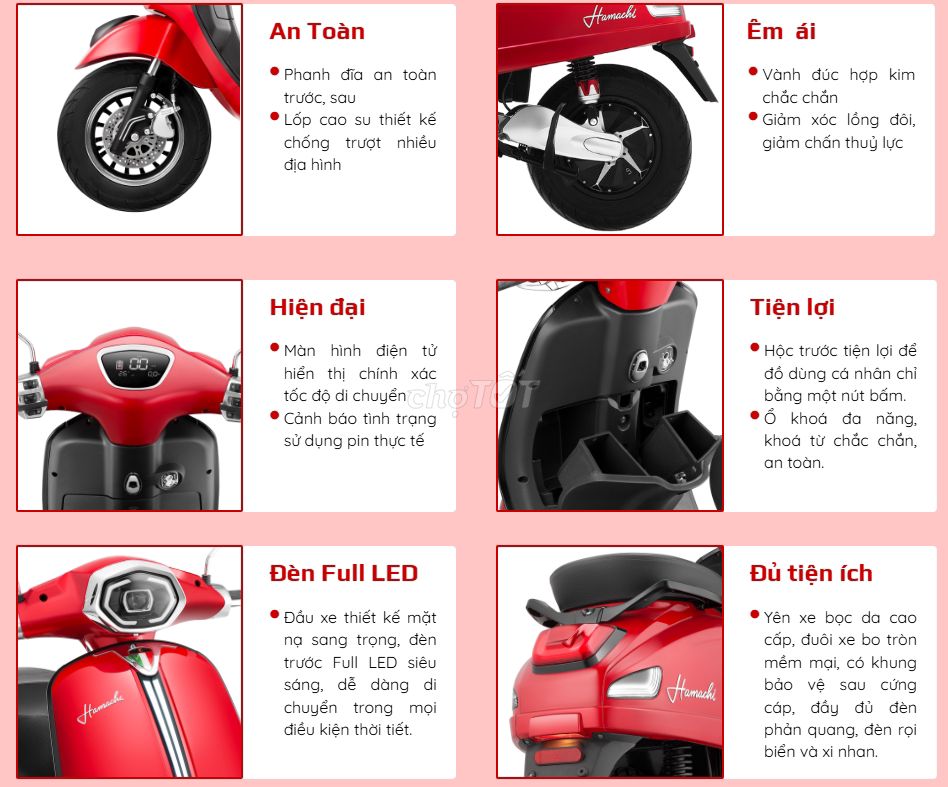 Xe điện Hamichi LX - Cam. Mua bán Xe điện tại Thành phố Long Xuyên An Giang được đăng bởi XE ĐIỆN HAMACHI hình 3