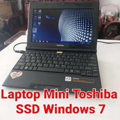 Laptop Mini Toshiba SSD Windows 7