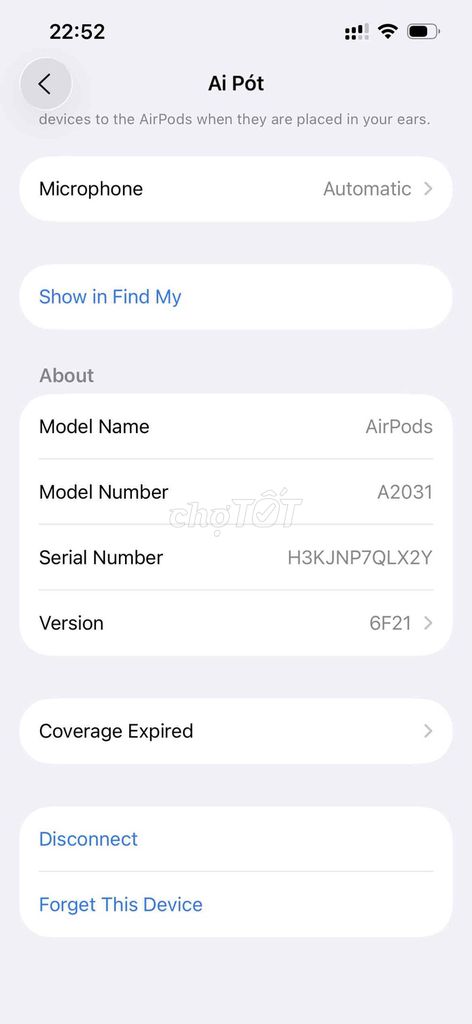 Tai nghe Apple AirPods 2 bản mua FPT. Mua bán Tivi, Âm thanh tại Thành phố Tam Kỳ Quảng Nam được đăng bởi cute fomaiwe hình 1