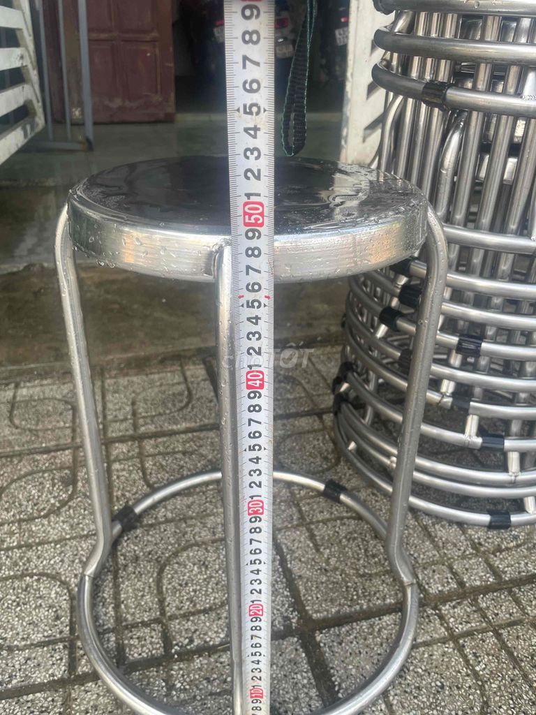 Ghế đẩu Inox đã sử dụng. Mua bán Bàn ghế tại Thành phố Hội An Quảng Nam được đăng bởi Nguyễn Viết Thông hình 1