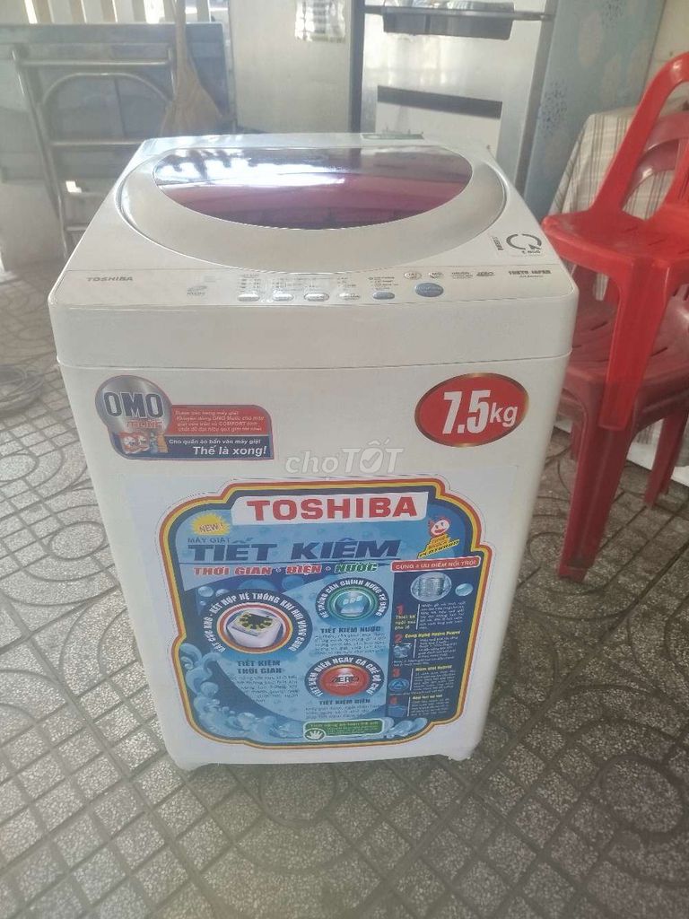 Máy giặt Toshiba 7.5kg lồng đứng mới 95%. Mua bán Máy giặt tại Huyện Xuyên Mộc Bà Rịa - Vũng Tàu được đăng bởi duy trinh hình 1