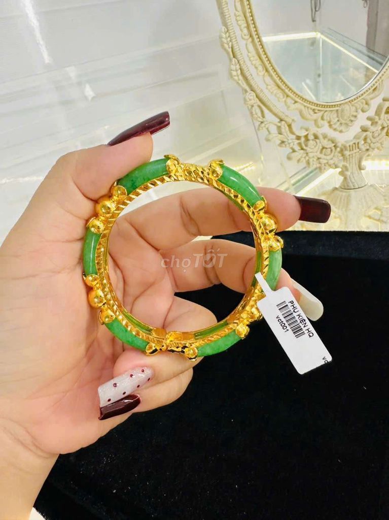 Vòng tay cẩm thạch. Mua bán Phụ kiện thời trang khác tại Thành phố Hà Tiên Kiên Giang được đăng bởi PHỤ KIỆN TRANG SỨC HQ hình 1