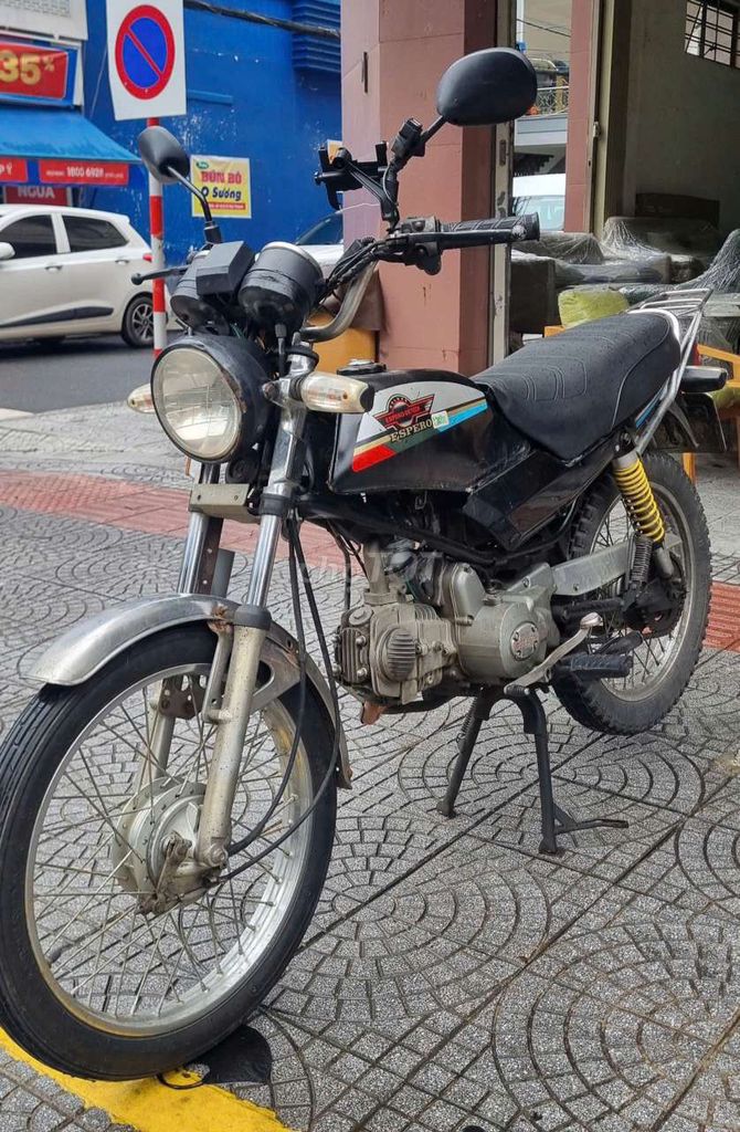 Мотоцикл Win Espero 120cc с ручным сцеплением, чёрный