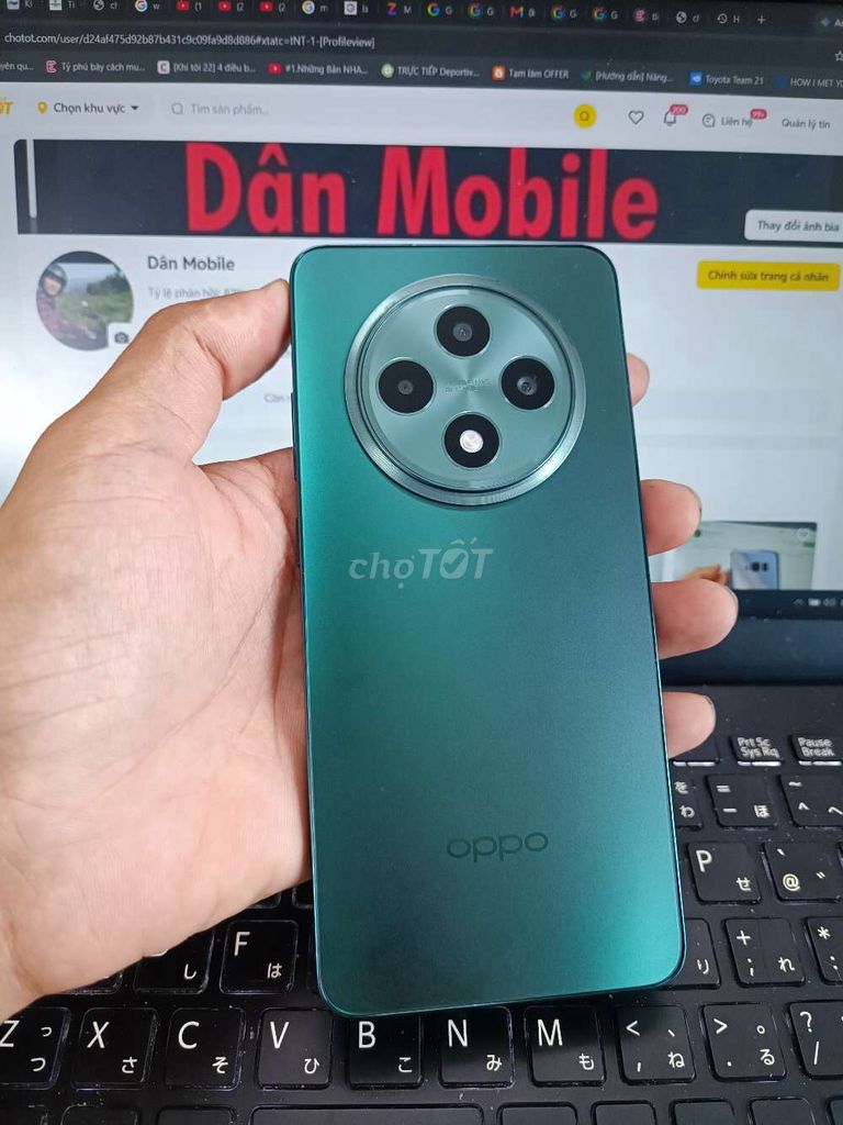 OPPO RENO 12F 8GB.256GB PIN 5000 DIMENSITY 6300 . Mua bán Điện thoại tại Quận Bình Thạnh Tp Hồ Chí Minh được đăng bởi Dân Mobile hình 1