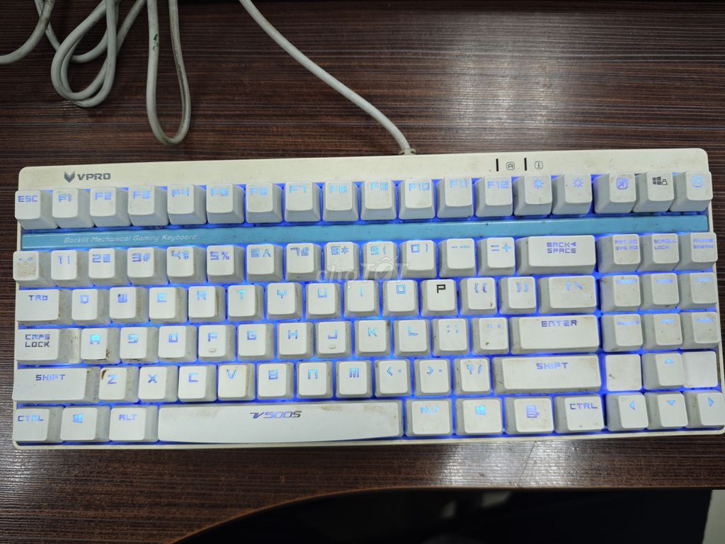 Bàn phím cơ Rapoo V500S Yellow key switches Trắng. Mua bán Phụ kiện (Màn hình, Chuột...) tại Quận 1 Tp Hồ Chí Minh được đăng bởi Trương Anh Tuấn hình 1