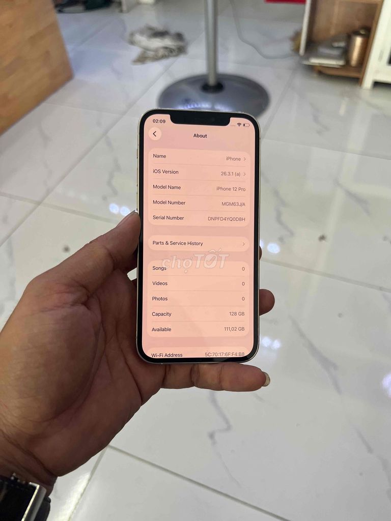iPhone 12 Pro 128GB Trắng bao gop nợ xấu. Mua bán Điện thoại tại Thành phố Cao Lãnh Đồng Tháp được đăng bởi DUYMOBILE hình 1