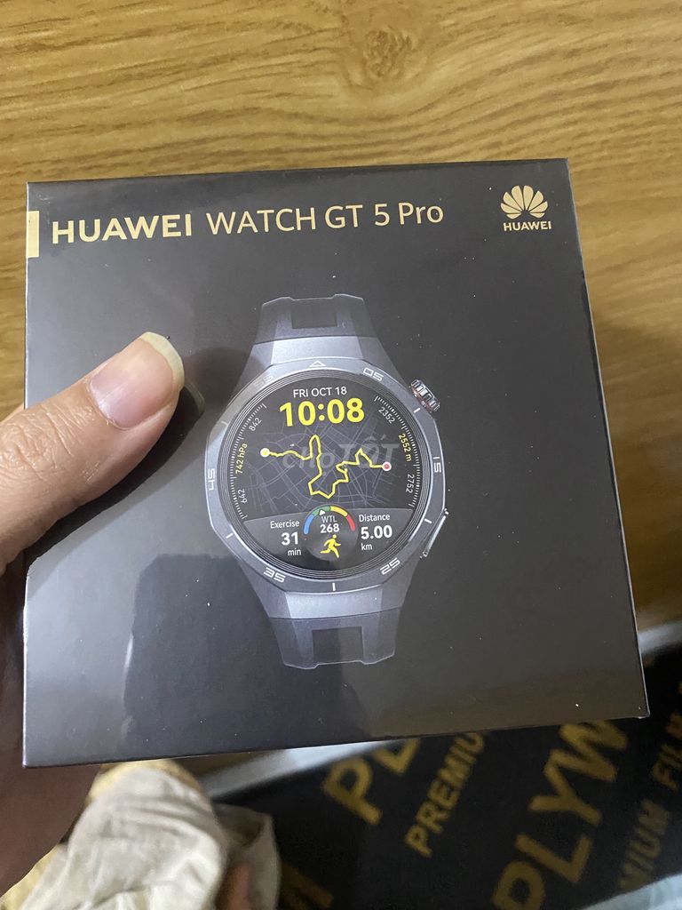 Huawei watch GT5 pro màu đen newseal chính hãng