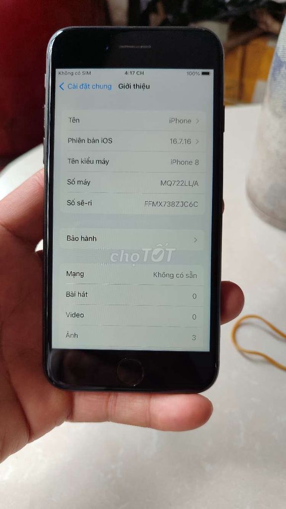 Apple iPhone 8 64GB Đen 91%. Mua bán Điện thoại tại Quận 5 Tp Hồ Chí Minh được đăng bởi Tan hình 1