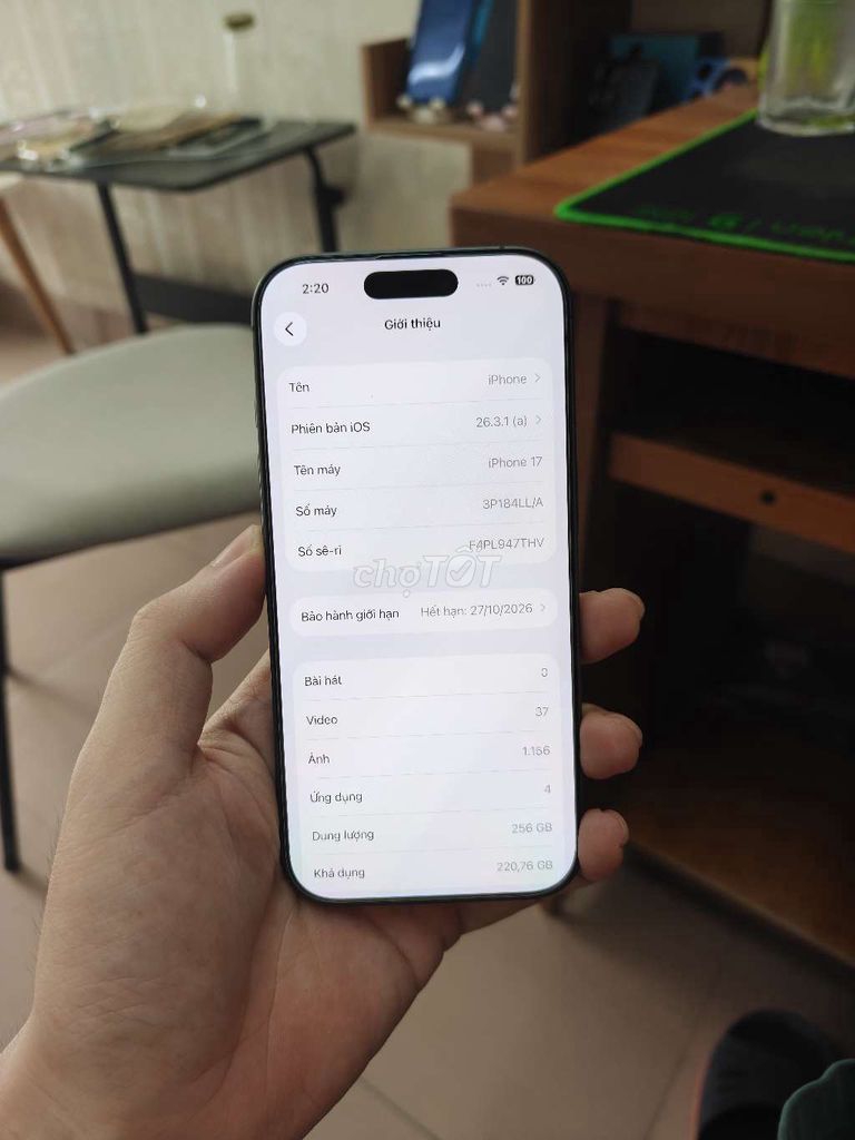 iPhone iPhone 17 256GB Đen Đã sử dụng. Mua bán Điện thoại tại Quận Thanh Xuân Hà Nội được đăng bởi cửa hàng điện thoại giá rẻ hình 1