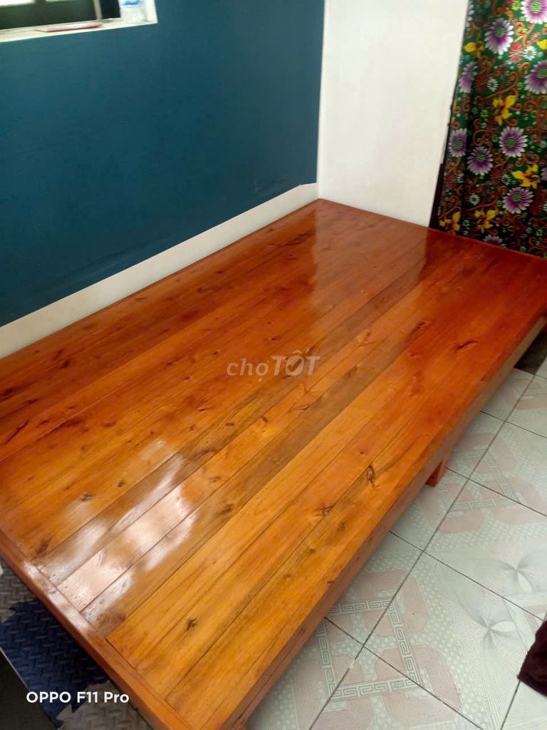 Phản gỗ tự nhiên 120x2000cm Mới. Mua bán Nội thất, đồ gia dụng khác tại Quận Hoàng Mai Hà Nội được đăng bởi lisa nguyễn hình 1